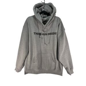 The Hundreds Men's Grey Long Sleeve Pullover Hoodie Sweater Size 2X, RN120720